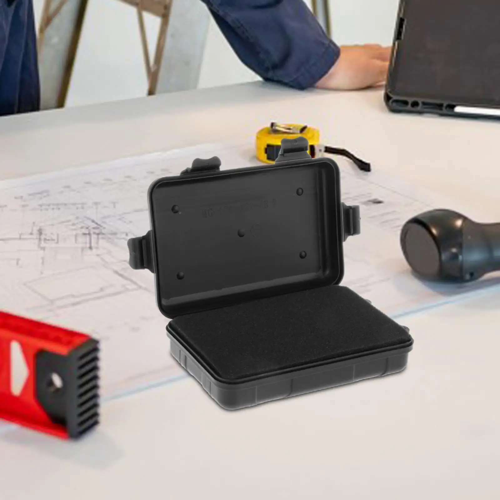 

Водонепроницаемый многофункциональный переносной ящик для инструментов с замком для работы, отдыха на природе, хобби, ремонта, экстренных случаев и домашнего использования