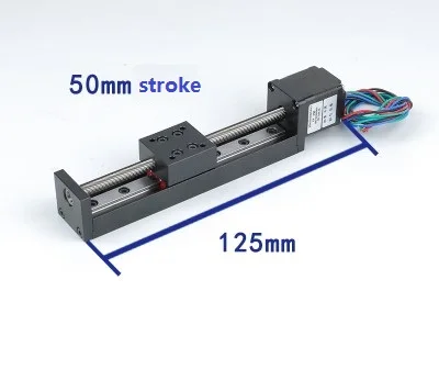 Precisão em Miniatura 28 Linear Deslizante Trilho de Guia do Motor Deslizante Tabela em Forma de t Linha de Parafuso Trilho Elétrico Slide Ferroviário Módulo