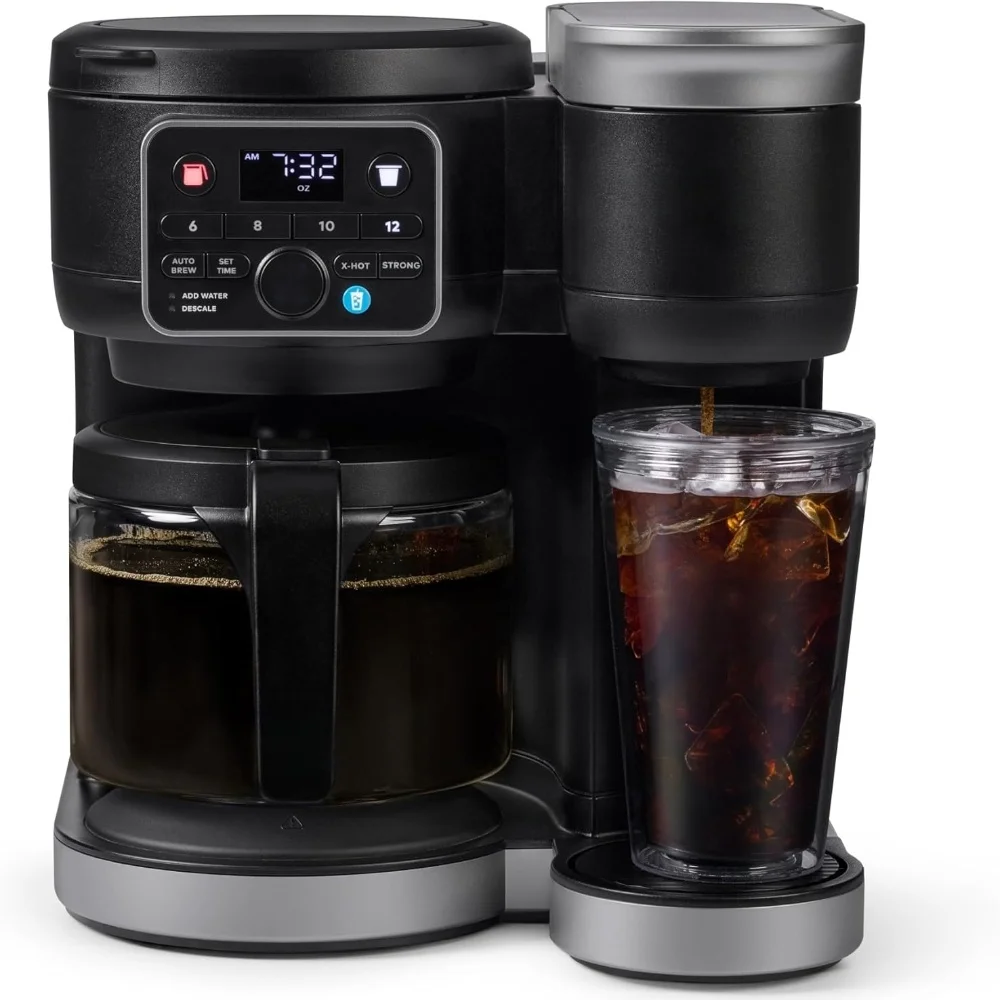 

Кофеварка Hot & Iced на одну порцию и графин, технология MultiStream, резервуар на 72 унции (Gen 2) Кофеварки на одну порцию