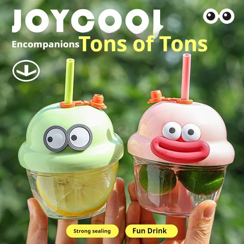 

2025 New 210ml Travel Drink Bottle Trendy Pink/Green/Blue/Yellow Glass Mug Outdoor Travel Cup Small Exquisite Cartoon Cup