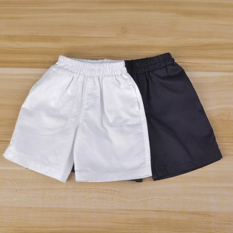 D04-B064 children handmade toy 1/3 1/4 ID75 Uncle 68 73Doll BJD/SD  doll Accessories white black short Beach pants 1pcs