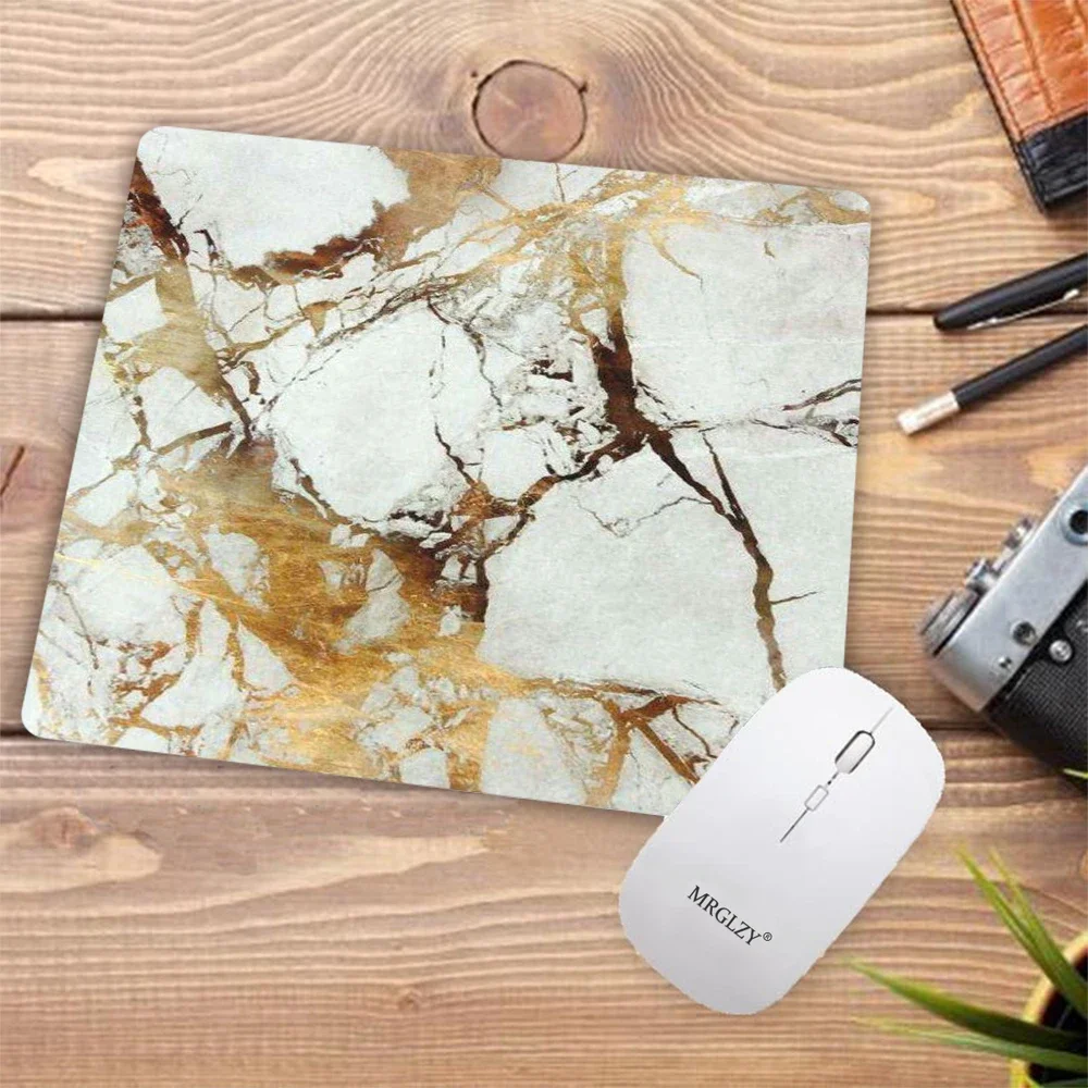 Marble White Mouse Pad Office Carpet Desk Mat Wrist Rests Surface for The Mouse Fed To Gaming Gaming Room Accessories Gaming Pad