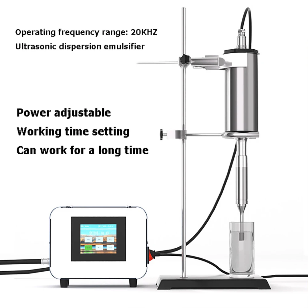 Organic Extraction Nano Particle Graphene Disperser Oil Emulsifier Cell Crusher 20K Ultrasonic Homogenizer Drug Plant Extractor