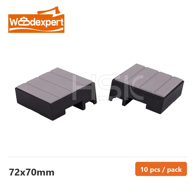 10pcs Conveyor Chain Track Pads 72x70mm for IDM Edge Banding Machine Replacement Parts