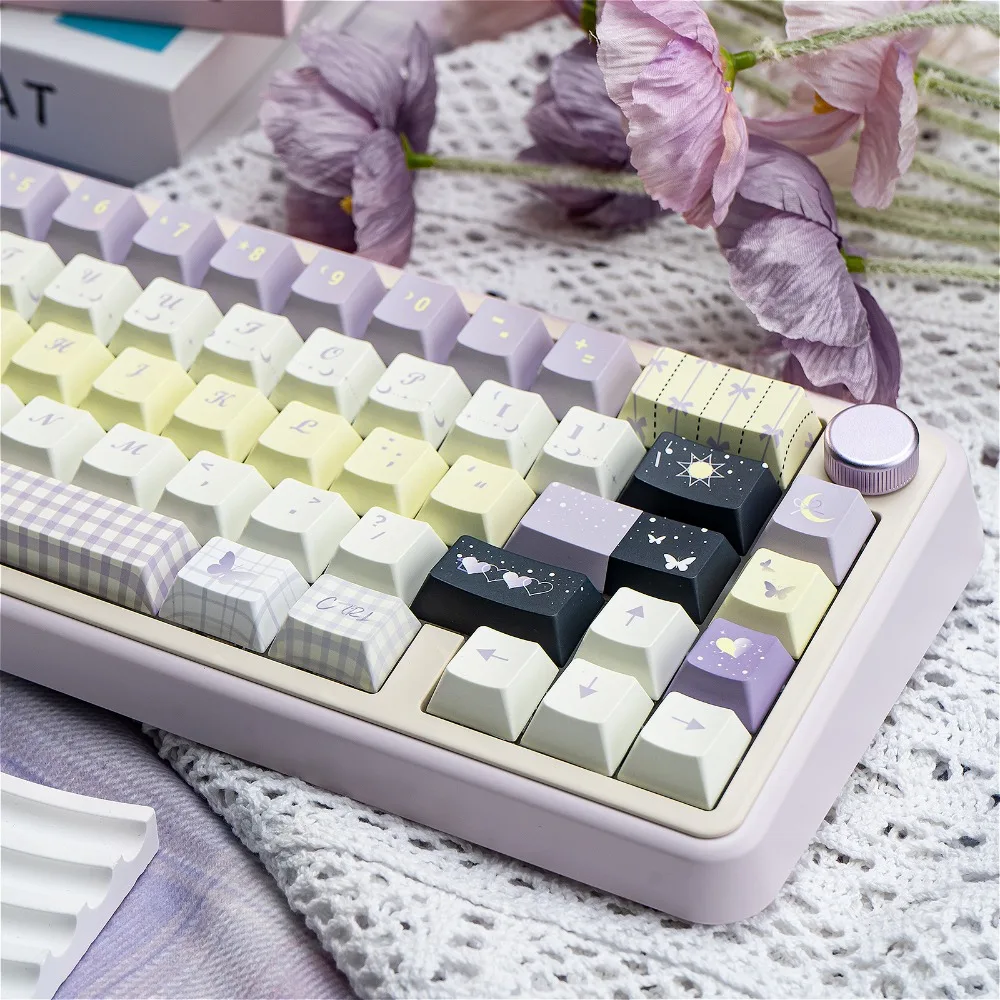 130 Keys, Cherry, Keycaps for Cherry MX 61 68 104 108 Mechanical Keyboard