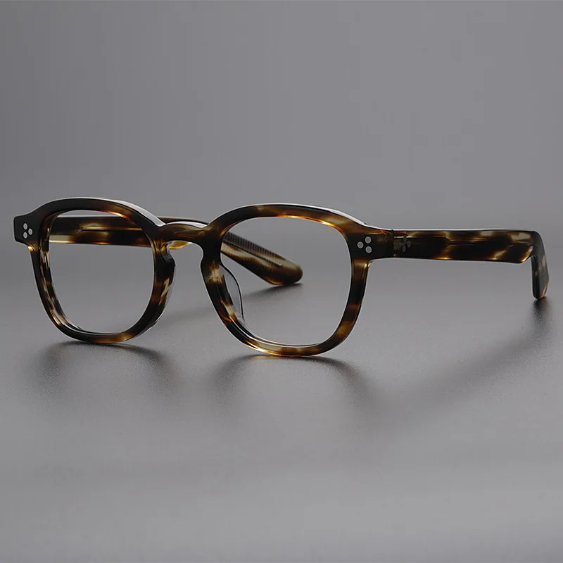 Acetate glasses frame men retro handmade designer brand optical eyeglasses Myopia reading women  prescription eyewear