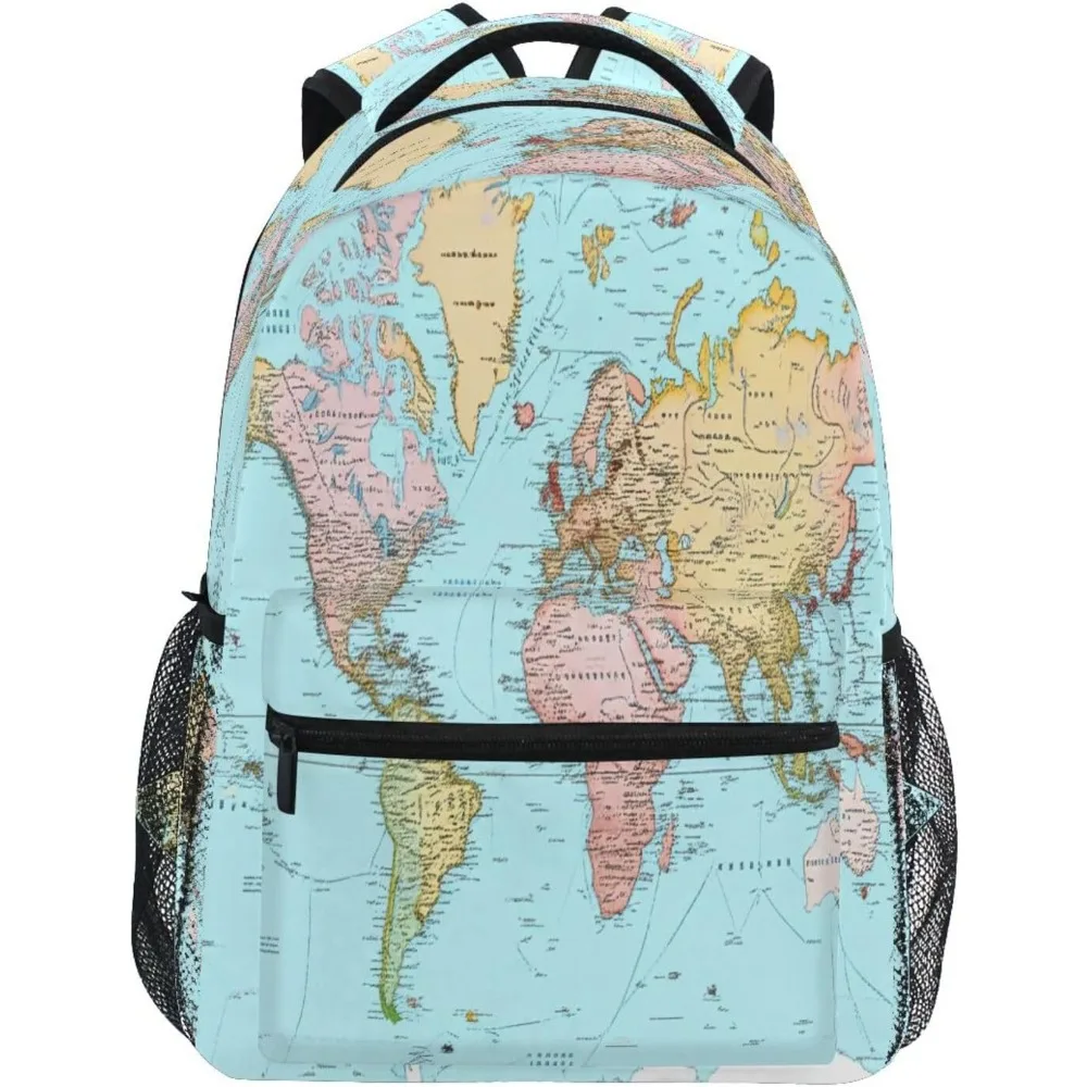 

Laptop Backpack For Women/Men Historical Map Large Capacity 16-inch Backpacks Casual Day Pack