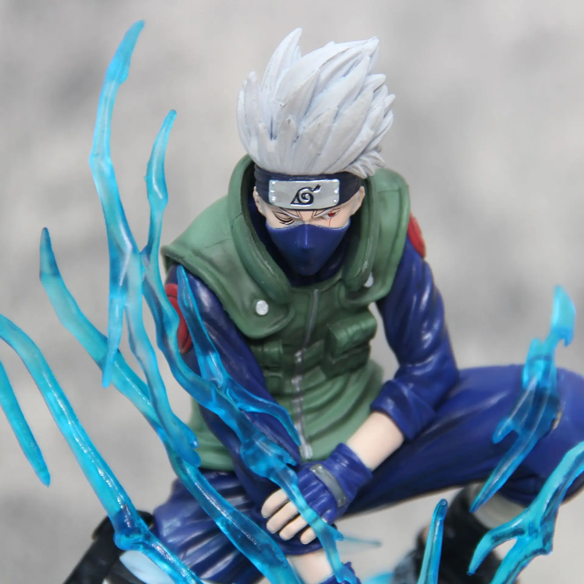 Naruto Anime Figure Model Toys, Estátua em PVC Sasuke Glow, Cena de Batalha, Transformação Besta, Presentes, 24cm