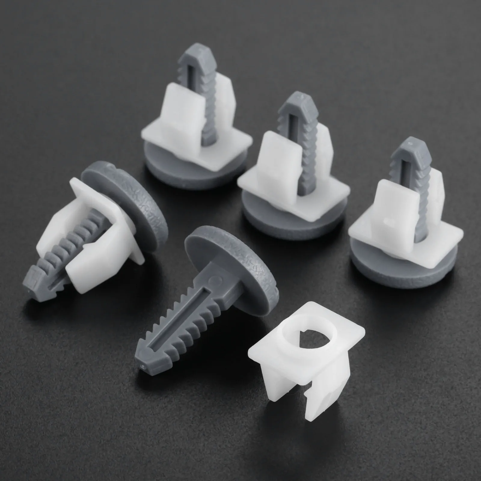 20Pcs Auto Plastic Fastener Clips Door Plate Fixed Clip Cover 6.9x13.5mm Hole for BMW Volvo Mercedes Benz Universal Car-Styling