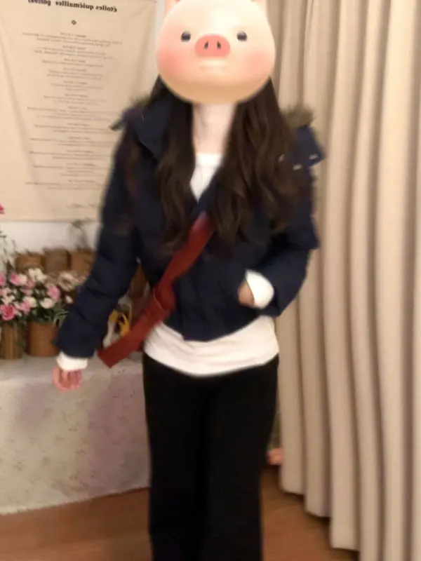 

Korean Sle ort Hooded Cotton Jaet Faionable Trendy Cotton Coat Outerwear Winter Season Women's Premium Quali Clothing