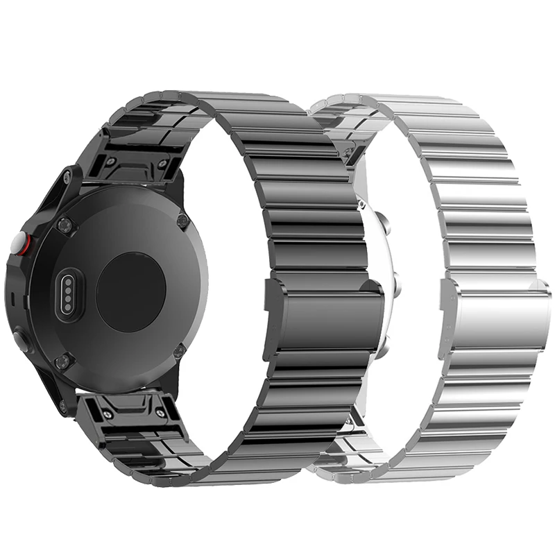 

Ремешок для часов из нержавеющей стали для Garmin Fenix 8 47 мм, быстросъемный ремешок для Garmin Fenix 7 6 5, металлические браслеты Forerunner 965 955 Band