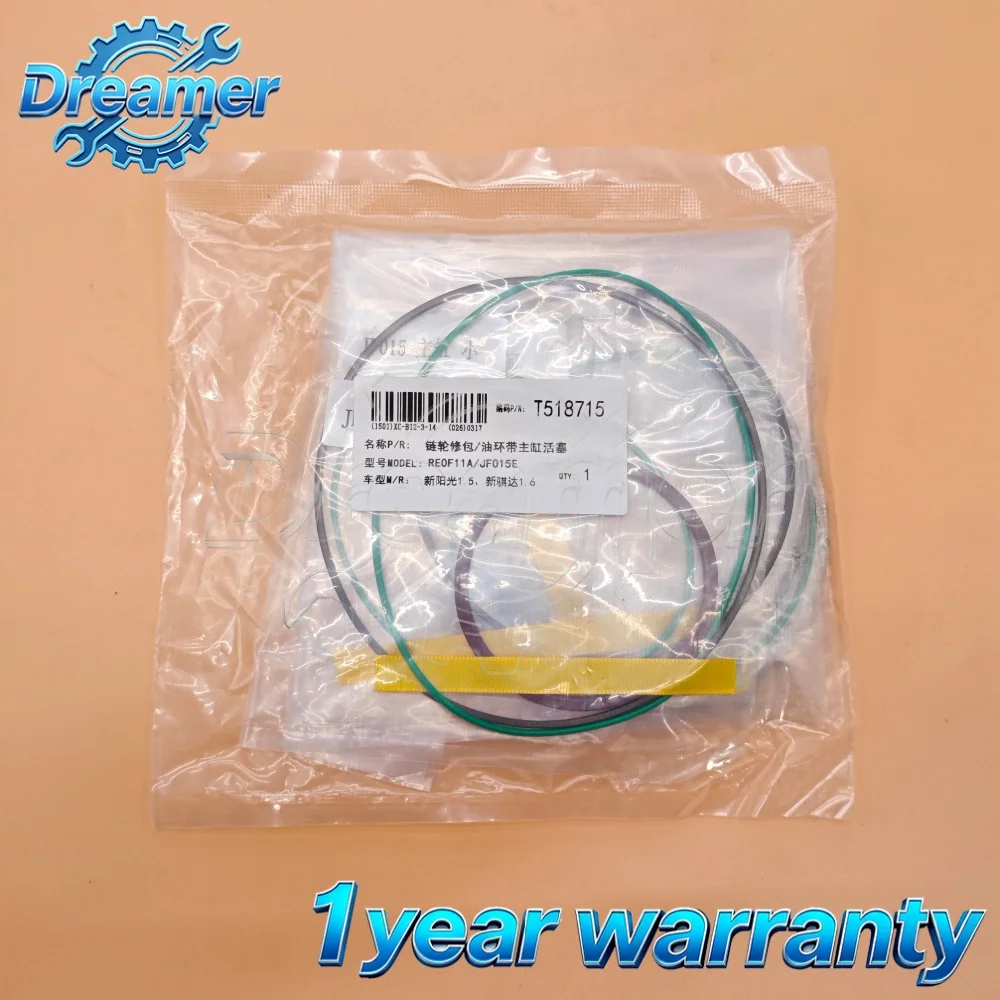 Brand New JF015E RE0F11A CVT Transmission Master Piston Pulley and Oil Ring Repair Kit For Nissan Mitsubishi Car Accessories