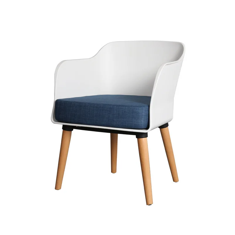 

Nordic comfortable casual sofa chair, creative designer living room ins combination modern simple American dining chair