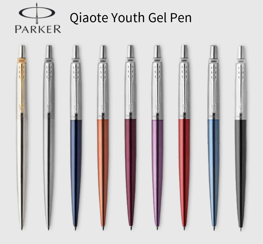 

Ручка Parker Jotter Brushed Gold Gel, металлическая ручка премиум-класса для деловых подписей, подарок для мужчин