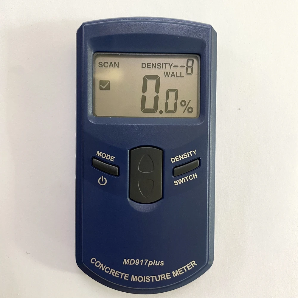 0-40% Portable Digital LCD Concrete Wall Moisture Meter 10 Density HF Electromagnetic Sensor Wall Floor Water Content Detector