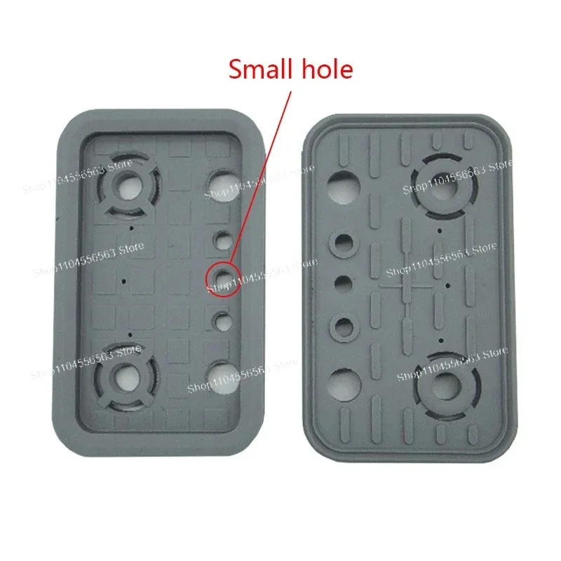 5Pcs Rubber Top Suction Plates 125mmx75mmx17mm Small Large Hole Suction Pad For Vacuum Blocks