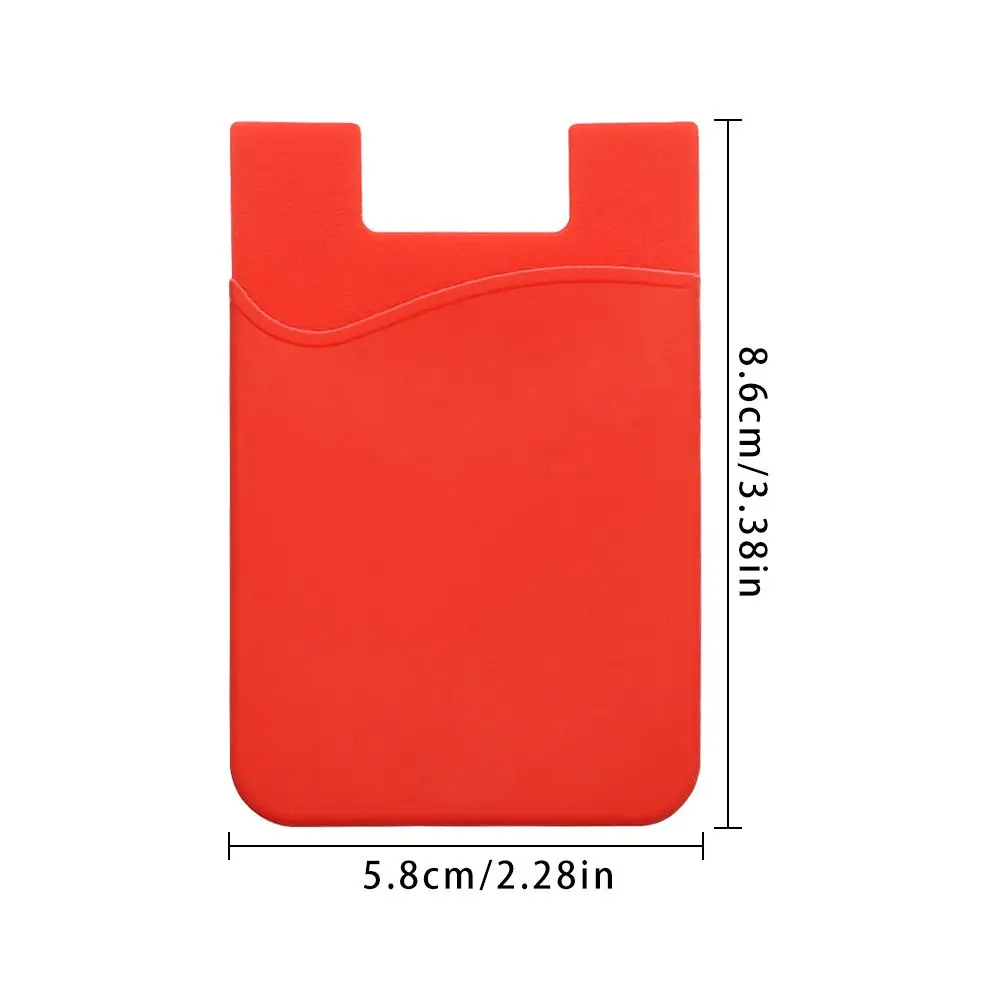 Pegatina adhesiva, accesorios para teléfono móvil, soporte para teléfono móvil, bolsillo para crédito comercial, funda tipo billetera, tarjetero de identificación