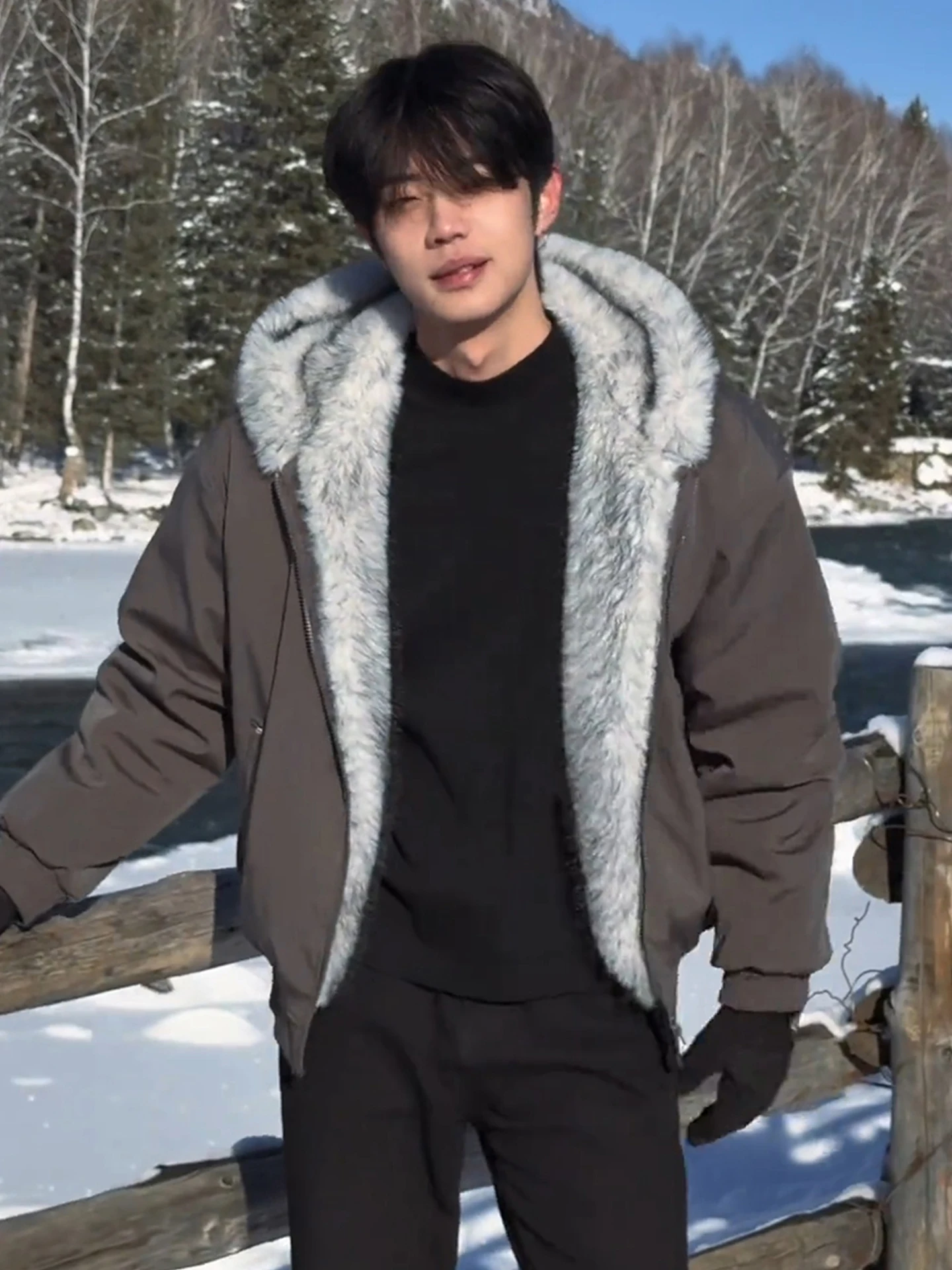 

Thiened зимняя хлопковая куртка мужская ey een Wolf King норковая меховая шапка пальто теплое антихолодное издание-стойка онлайн эксклюзивная