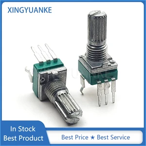 5 Buah Potensiometer Vertikal Tunggal 3-Pin R097 RK097N Tertutup A10K A20K A50K A100K A500K A1M A103 A203 A503 A104 A105 Pegangan 15MM 8 penjualan terbaik a20k - №