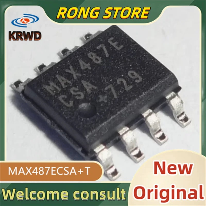5PCS MAX487ECSA NEW Original MAX487ECSA+T MAX487EC MAX487