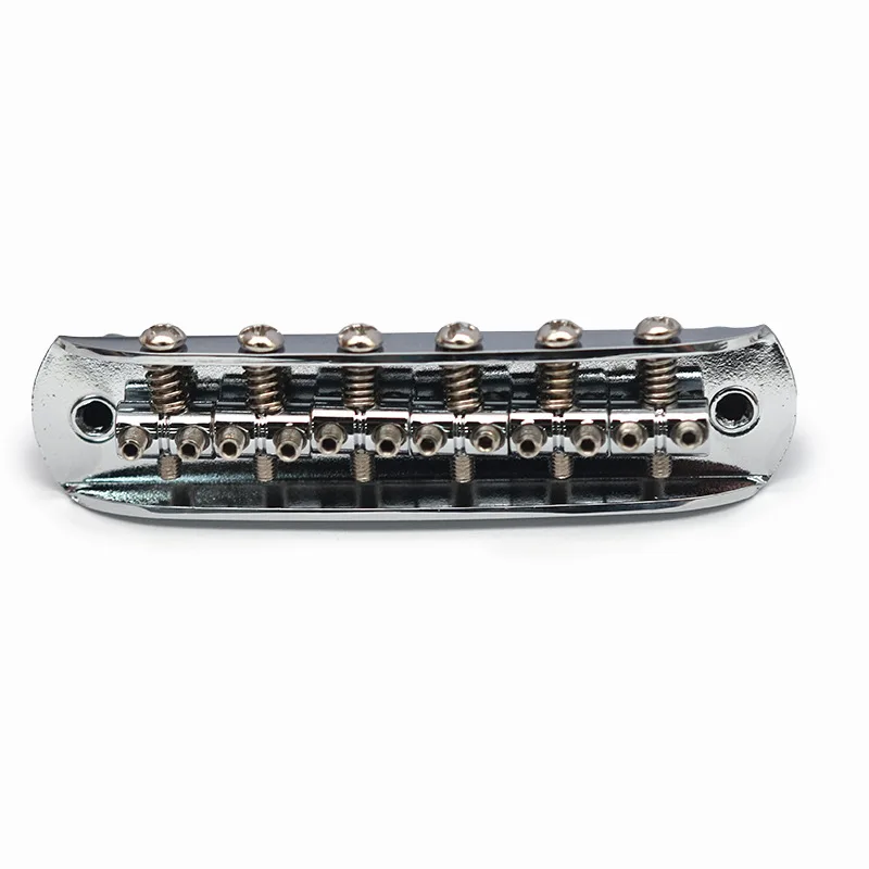 

Silver 6-String Electric Guitar Bridge 10.8mm String Spacing Guitar Parts