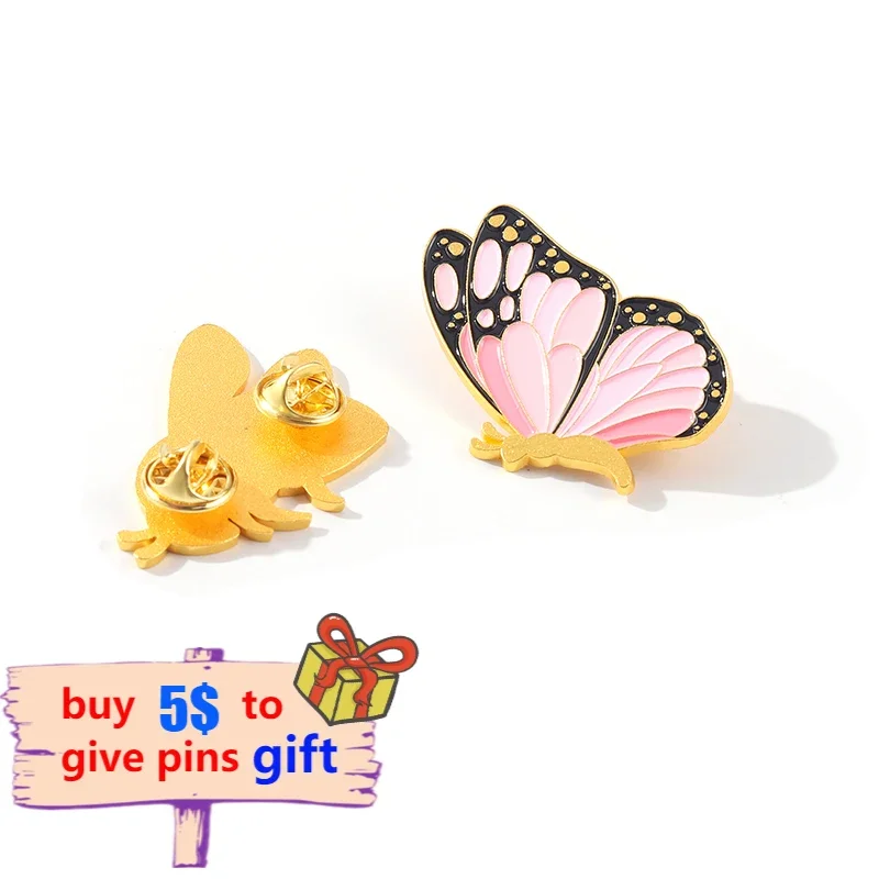 4-5 قطعة/المجموعة الحيوان المينا دبوس النحل زهرة اللوتس فراشة الضفدع الفاكهة البحر بطة النمر الحيوان بروش قميص شارة معدنية هدية بالجملة