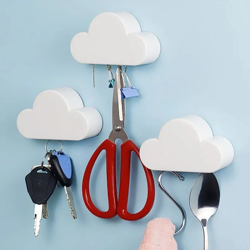1pc Magnetic Key Hooks - Sticky Key Rack for Wall and Doors - Easy Storage and Organization  Hooks