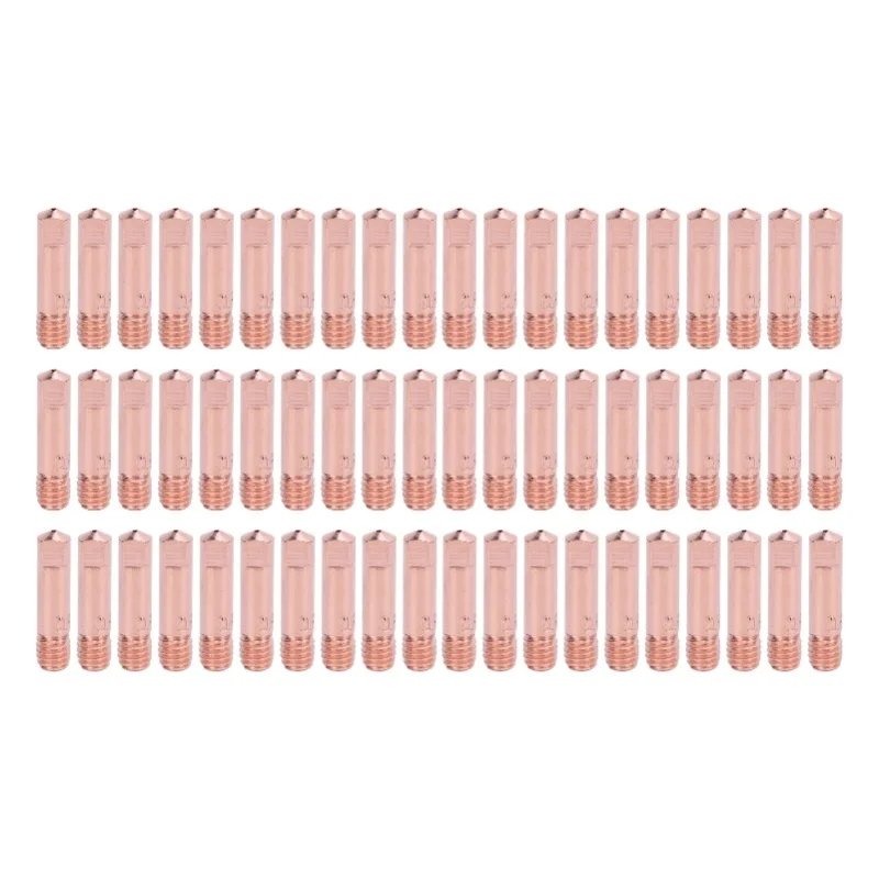 

60 шт. медных контактных наконечников 0,8 мм для замены электродных наконечников для сварочных горелок ARCCAPTAIN MIG200 MIG130