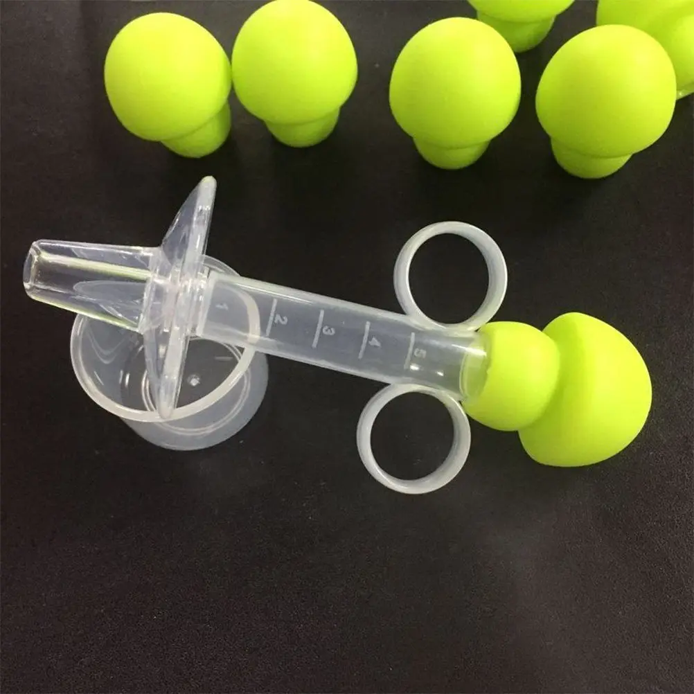 1Set Baby Medicine Feeder Premium PP Silicone Safe Accurate Liquid Dispensing Portable Compact Size Baby Medicine Dropper Feeder