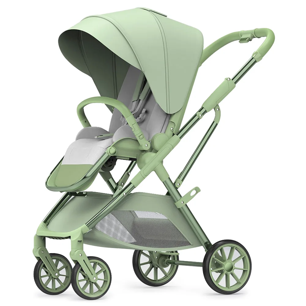 Poussettes Kinderwagen wózek unisex produkty dla dzieci wózek luksusowe duże koła składane wózki dziecięce wózek do podróży