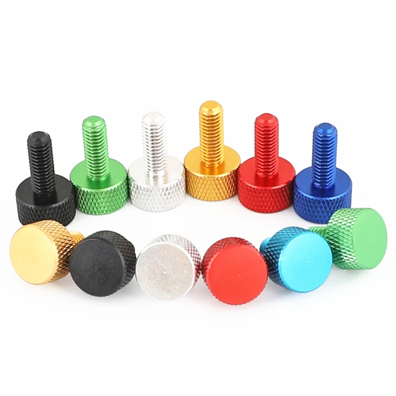 10pcs M3 M4 Frame Hand Tighten Screw Aluminum Knurled Hand Thumb Screw for DIY FPV RC Models