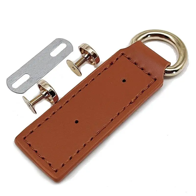 Replacement D Buckle Bag Belt Buckle Lock PU Leather Handmade Buckle Screw Style Bag Hardware Accessories For Handbags Wholesale