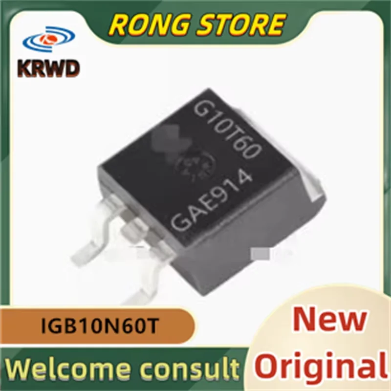 (5 قطعة) G10T60 رقاقة جديدة ومبتكرة IC IGB10N60T IGB10N60 TO-263