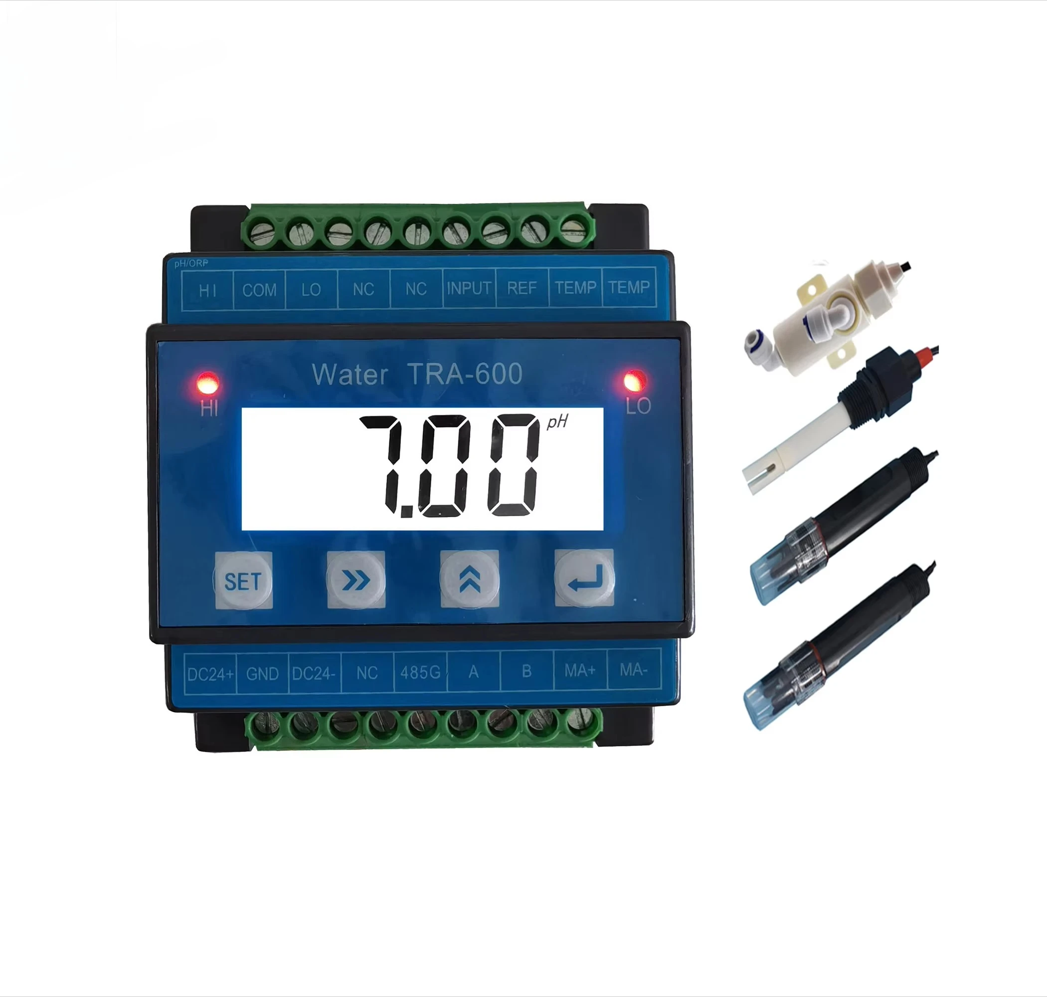 

Automatic Hydroponics ph and Ec Transmitter RS485 Conductivity TDS pH EC Sensor 4-20mA ODM/OEM Hydroponic Fertilizer Control