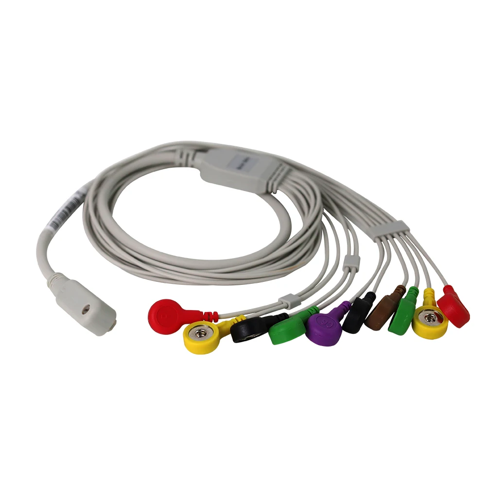12/18 Lead Anti-Defibrillation Electrocardiograph ECG Workstation Cable