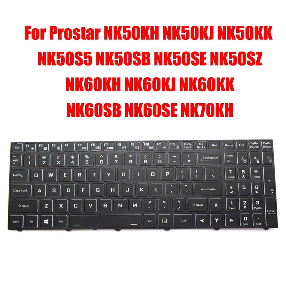 English US Keyboard For Prostar NK50KH NK50KJ NK50KK NK50S5 NK50SB NK50SE NK50SZ NK60KH NK60KJ NK60KK NK60SB NK60SE NK70KH New