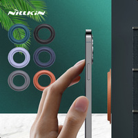 NILLKIN Magnetic Ring for Samsung Galaxy S22 Ultra S21 Plus Wireless Car Charger Pad Stick Leather Holder for iPhone 13 Pro Max