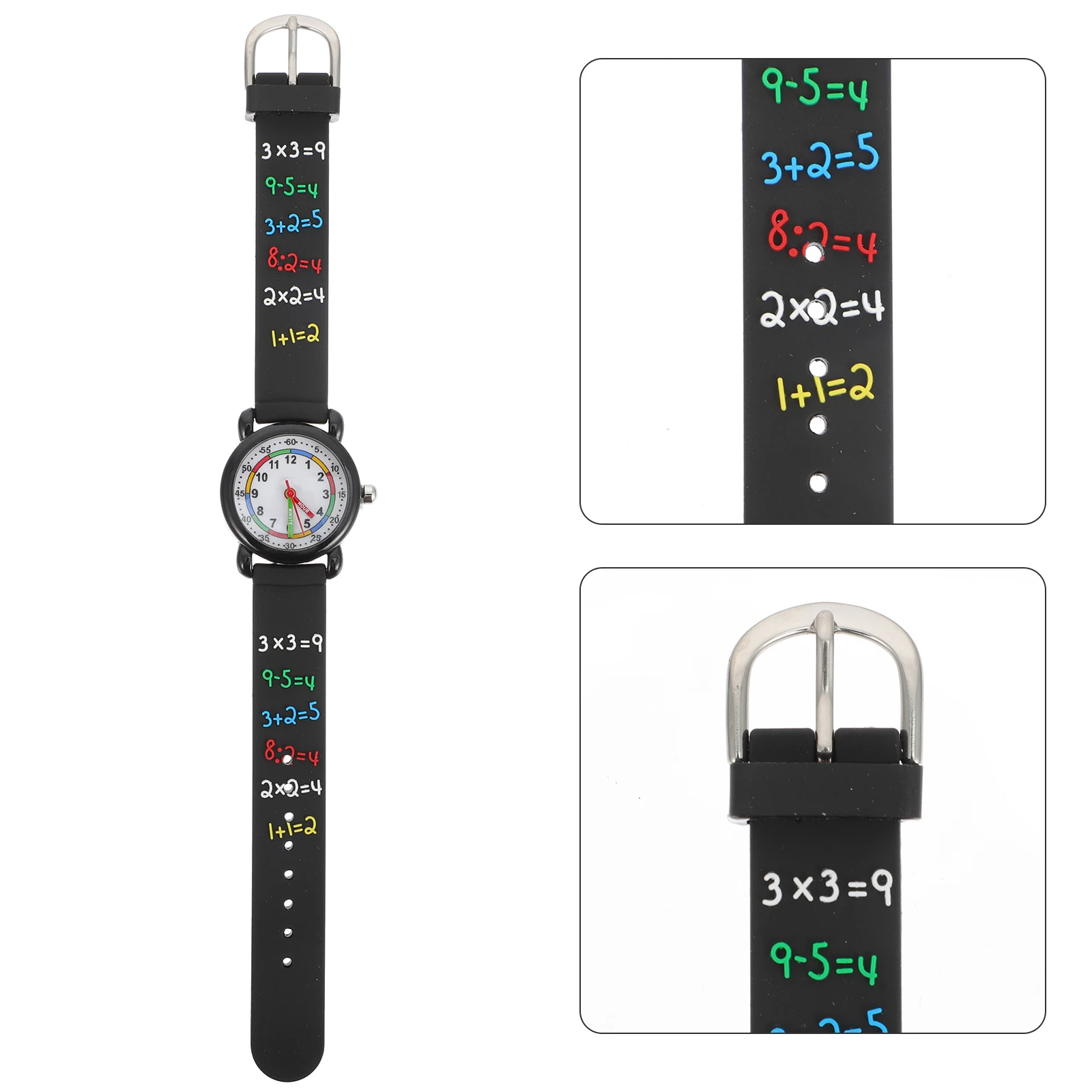 Cartoon Watch for Kids Children 3D Mineral Glass Quartz Lightweight Waterproof Girl Boy Student School Birthday Gift Time