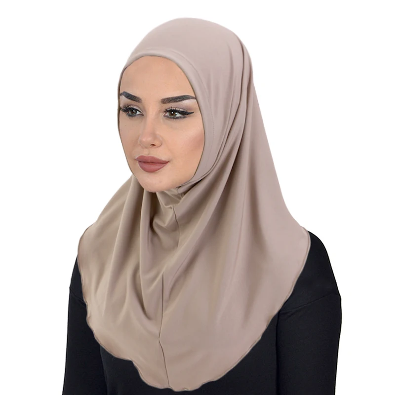 Muslim Hijab Scarf Turban For Woman Ladies Islamic Head Wrap Hijabs Instant Neck Cover Shawl Turbans Cap Headscarf