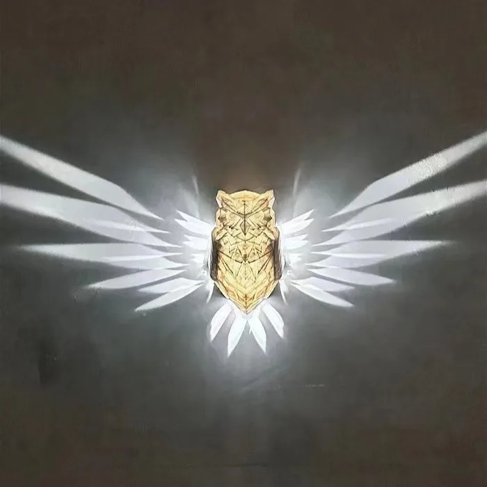 Lampada da parete 3D calda Animale LED Sonno Luce notturna Illuminazione da parete Luce Art Decor