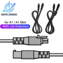 3D Printer Parts for Bambu Lab AMS Lite 1M 4-pin Extension Cable Extended Line For Bambulab A1/A1mini Extension Cable for Bamboo