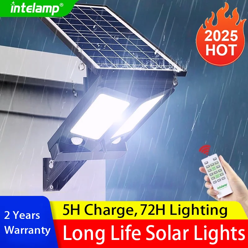 

Solar Lights Outdoor with 3 Modes Motion Sensor Super Bright Wall Lamp IP65 Waterproof Street Light for Garden Yard Path Garage