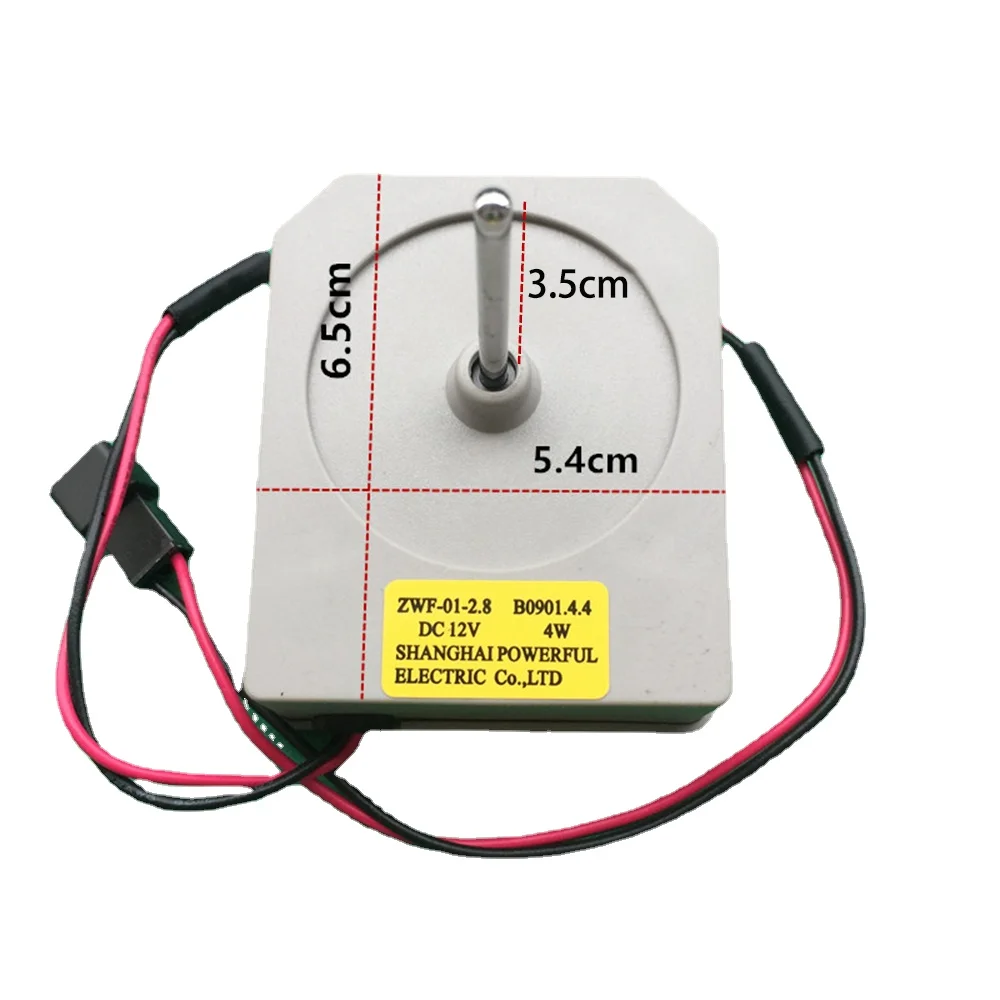 NEW Refrigeration Rotary Storage Fan Motor ZWF-01-2.8 B0901.4.4 DC 12V 4W for EHC3507WA Refrigerator Motor BCD350w Freezing Fan