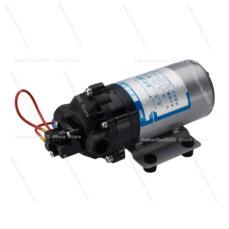 DP-60A Diaphragm Pump High Pressure Diaphragm Booster Water Pump Washing Machine Booster Pump with Pressure Switch DC 12V/24V