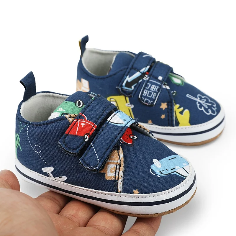 0-1Y Printed Baby Shoes Boy Girls Newborn Infant Prewalkers Toddler Casual Soft Sole Crib Moccasins Shoes Non-slip First Walkers