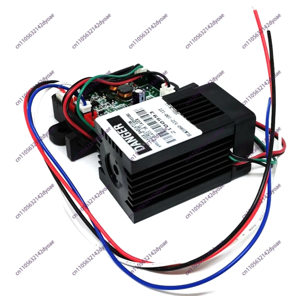 450nm 500mw Blue Laser Diode Module Focus Dot Head Fan Long-time Working DC12V