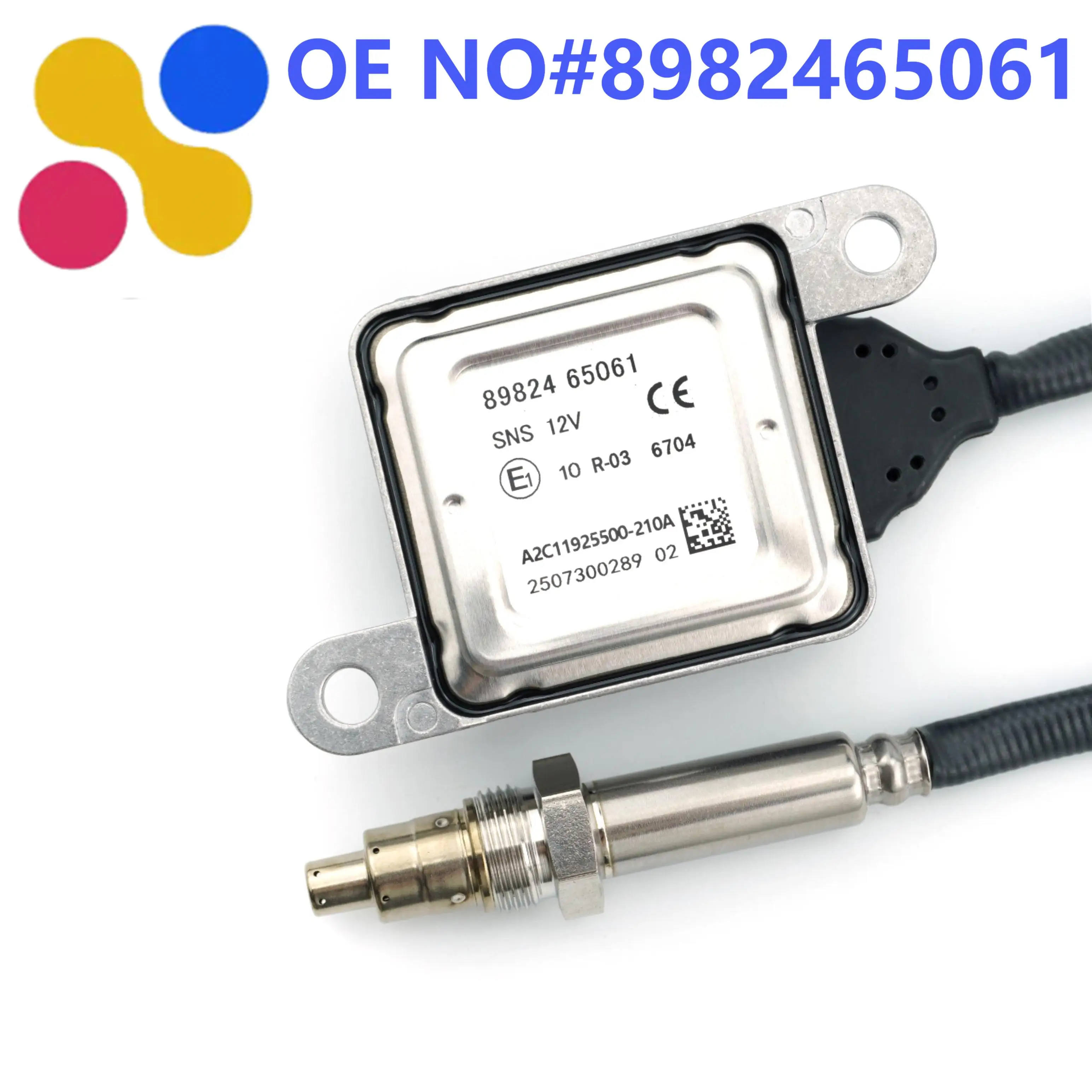 

8982465061 89824 65061 New Nitrogen Oxide NOX Sensor For Isuzu NPR NQR 4HK1 and 4JJ1 Engine Truck Parts 8-98246506-1