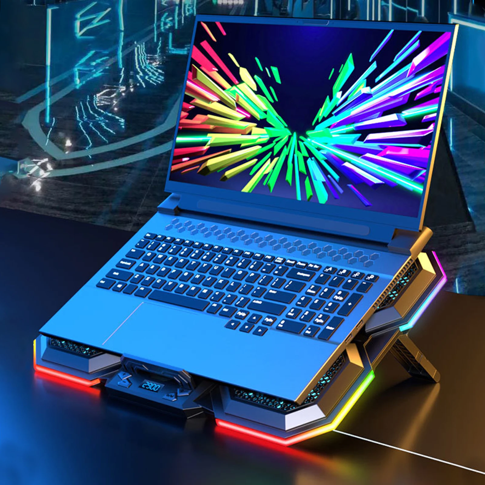 Бесшумная охлаждающая подставк – обзор и цена Laptop Accessories Cooling Pad
