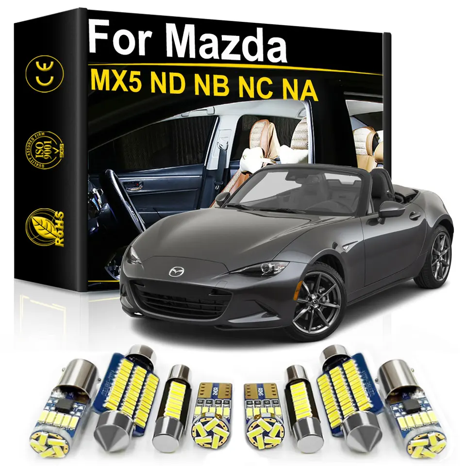 車の LED インテリアライトマツダ MX5 MX 5 ND NB NC NA ミアータ MK 1
