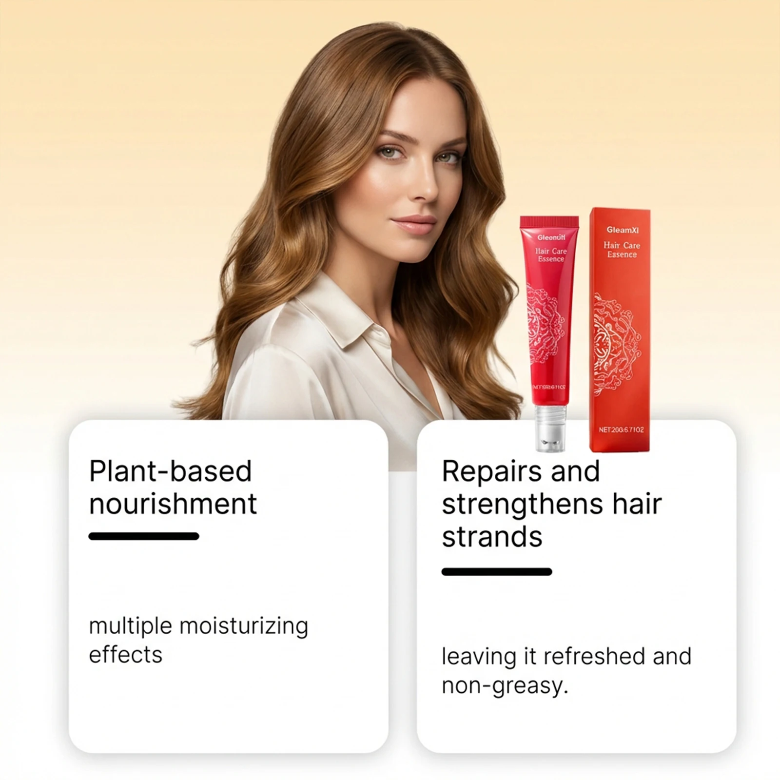 Rosemary Extract Hair Serum - Scalp-Friendly Gentle Oil-Control & Hydrating Formula, Non-Greasy Hair Care Essential